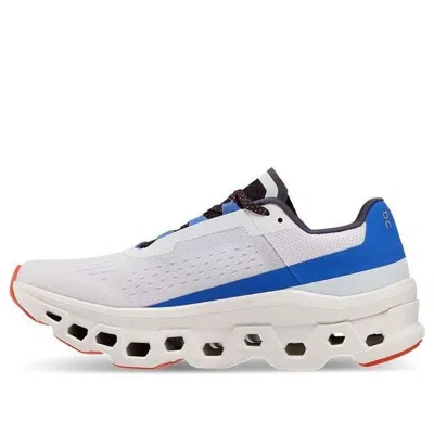 On Running (wmns)  Cloudmonster 'frost Cobalt' In White