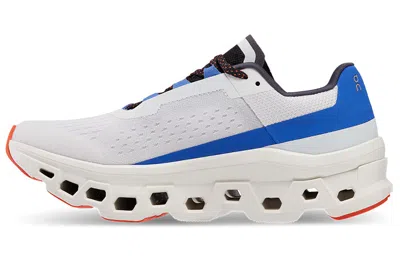 On Running (wmns)  Cloudmonster 'frost Cobalt' In White
