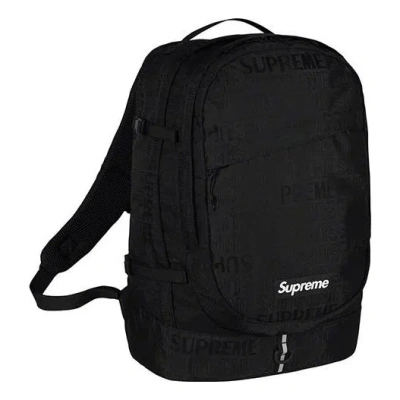 Supreme Backpack 'black White'