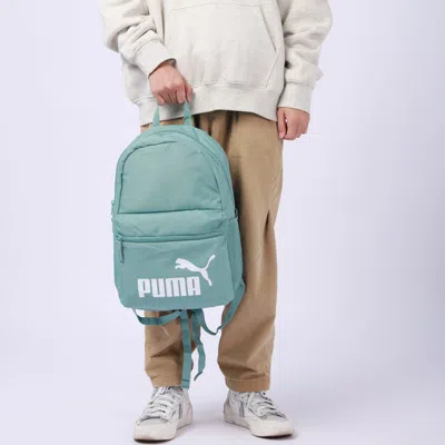 Puma Phase Backpack 'teal' In Blue