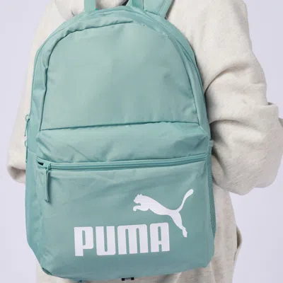 Puma Phase Backpack 'teal' In Blue