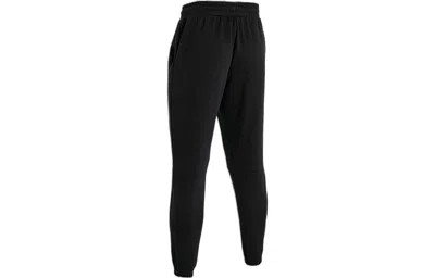 Under Armour Project Rock Black Adam Rival Fleece Pants 'black Yellow'