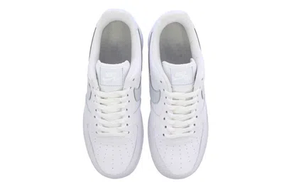 Nike Air Force 1 Low Retro Premium Leather Sneakers In White