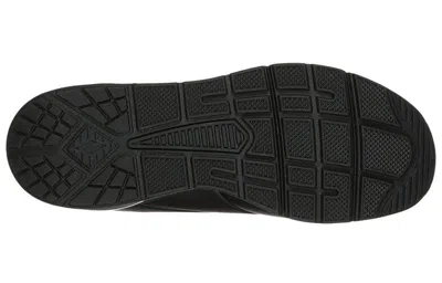 Skechers Womens Black Uno Stand On Air Faux-leather Trainers
