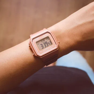 Casio Multicolor Stainless Steel Watch In Brown