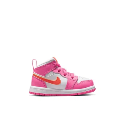 Air Jordan (td)  1 Mid 'pinksicle Orange'
