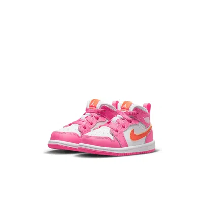 Air Jordan (td)  1 Mid 'pinksicle Orange'