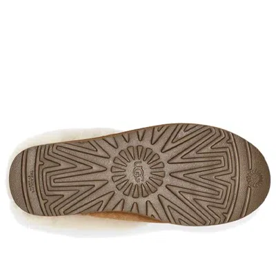 Ugg Scuffette Ii Slippers With Wool Lining In Brown