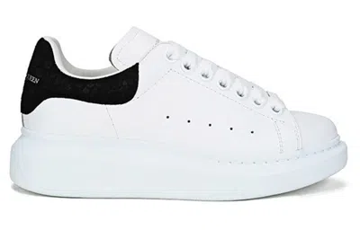 Alexander Mcqueen Crystal-embellished Leather Exaggerated-sole Sneakers In White