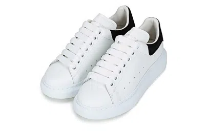 Alexander Mcqueen Crystal-embellished Leather Exaggerated-sole Sneakers In White