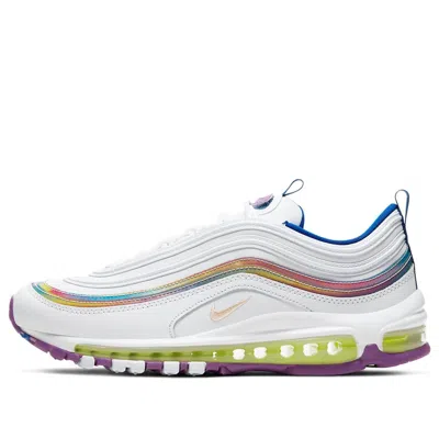 Nike (wmns)  Air Max 97 Se 'white Iridescent Stripes' In Animal Print