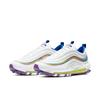 Nike (wmns)  Air Max 97 Se 'white Iridescent Stripes' In Animal Print