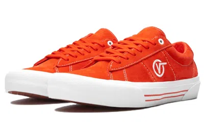 Vans Saddle Sid Pro Skate Sneakers In Red
