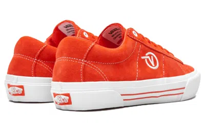 Vans Saddle Sid Pro Skate Sneakers In Red