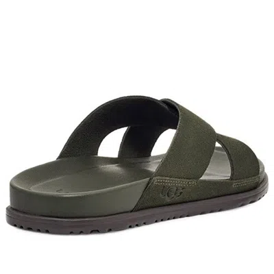Ugg Crossover Strap Slides 'forest Green'
