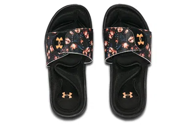Under Armour (wmns)  Ignite 6 Graphic Strap Slide 'black Afterglow'