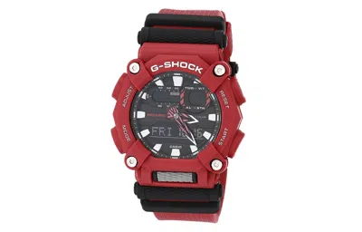 Casio G-shock Analog-digital 'red' In Black