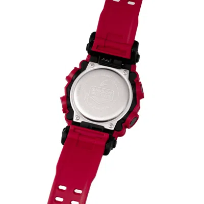 Casio G-shock Analog-digital 'red' In Black