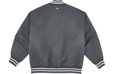 Mizuno Baseball Jacket 'grey' In Gray