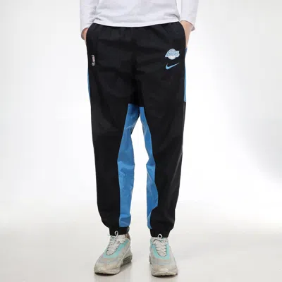 Nike Men's  Los Angeles Lakers Colorblock Sports Training Knit Long Pants/trousers Autumn Black In Multi