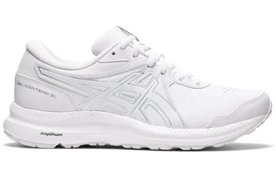 Asics (wmns)  Gel-contend 'walker - White' In Animal Print