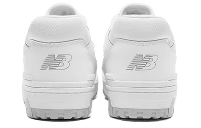 New Balance 550 Perforated Leather Sneakers In White