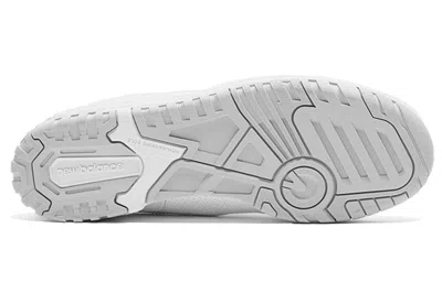 New Balance 550 Perforated Leather Sneakers In White