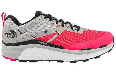 The North Face (wmns)  Vectiv Enduris Ii Trail Running Shoes 'tnf White Trail Marker Print With Brill In Gray
