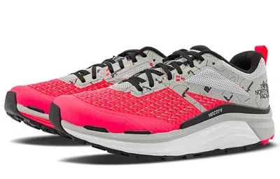 The North Face (wmns)  Vectiv Enduris Ii Trail Running Shoes 'tnf White Trail Marker Print With Brill In Gray