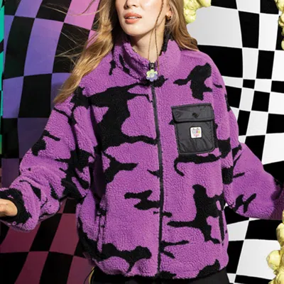 Vans (wmns)  X Ireneisgood Sherpa Jacket 'purple' In Multi