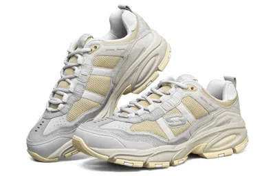 Skechers Vigor2.0 Running Shoes White/yellow In Gray