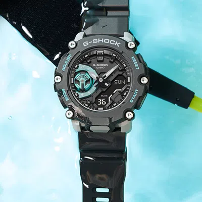 Casio G-shock Analog-digital 'black' In Blue