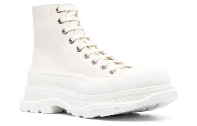 Alexander Mcqueen Sack Sneaker In Canvas With Leather Interior