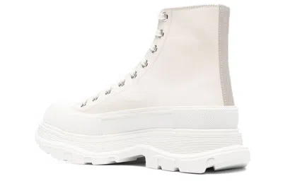 Alexander Mcqueen Sack Sneaker In Canvas With Leather Interior