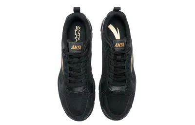 Anta Running Series Sneakers 'black Gold'