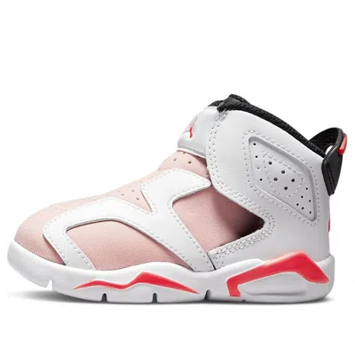 Air Jordan (td)  6 Retro Little Flex Pink/red/white
