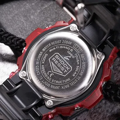 Casio G-shock Analog-digital 'red' In Black