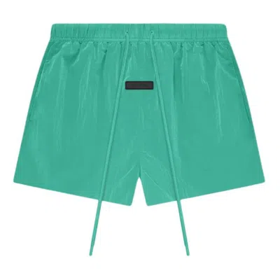 Essentials (wmns) Fear Of God  Running Shorts 'mint Leaf' In Green
