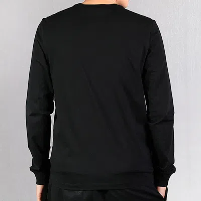 Nike Solo Swoosh Oversized Logo-embroidered Cotton-blend Jersey Sweatshirt In Black