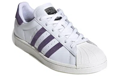 Adidas Originals (wmns) Adidas Superstar 'white Tech Purple'