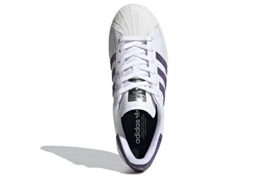 Adidas Originals (wmns) Adidas Superstar 'white Tech Purple'
