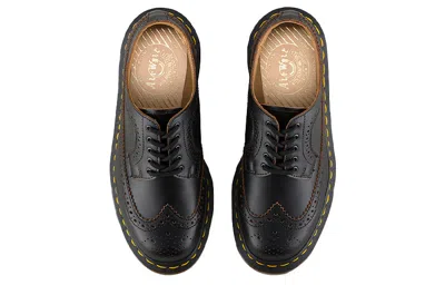 Dr. Martens Herren Vintage 3989 Quilon Leder Brogues Schuhe In Schwarz