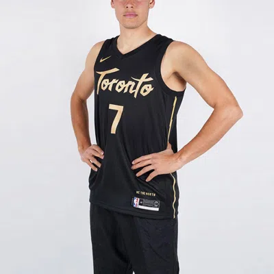 Nike Nba Retro Basketball Jersey/vest Sw Fan Edition Toronto Raptors No. 7 Black