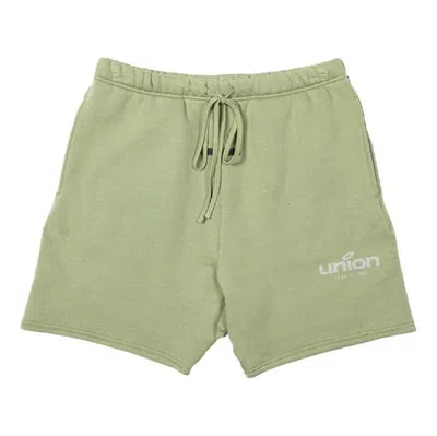 Essentials Fear Of God  X Union La Fw21 Vintage Short Army In Green