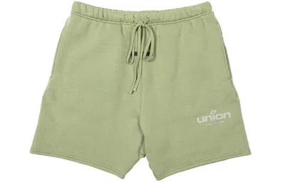 Essentials Fear Of God  X Union La Fw21 Vintage Short Army In Green