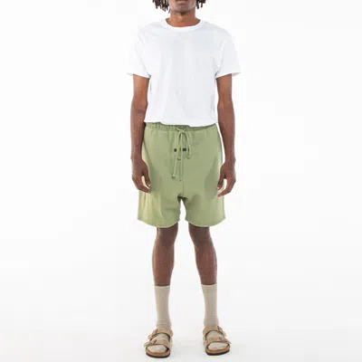 Essentials Fear Of God  X Union La Fw21 Vintage Short Army In Green