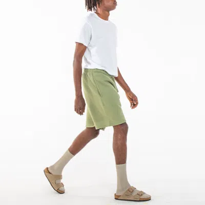 Essentials Fear Of God  X Union La Fw21 Vintage Short Army In Green