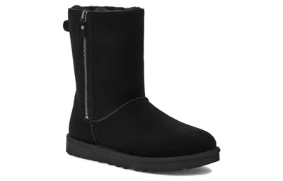 Ugg Classic Short Bailey Zip In Black