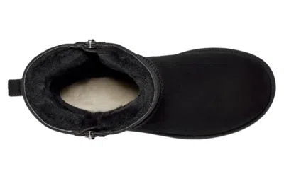 Ugg Classic Short Bailey Zip In Black