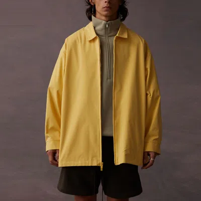 Essentials Fear Of God  Ss23 Ls Barn Jacket 'light Tuscan' In Yellow